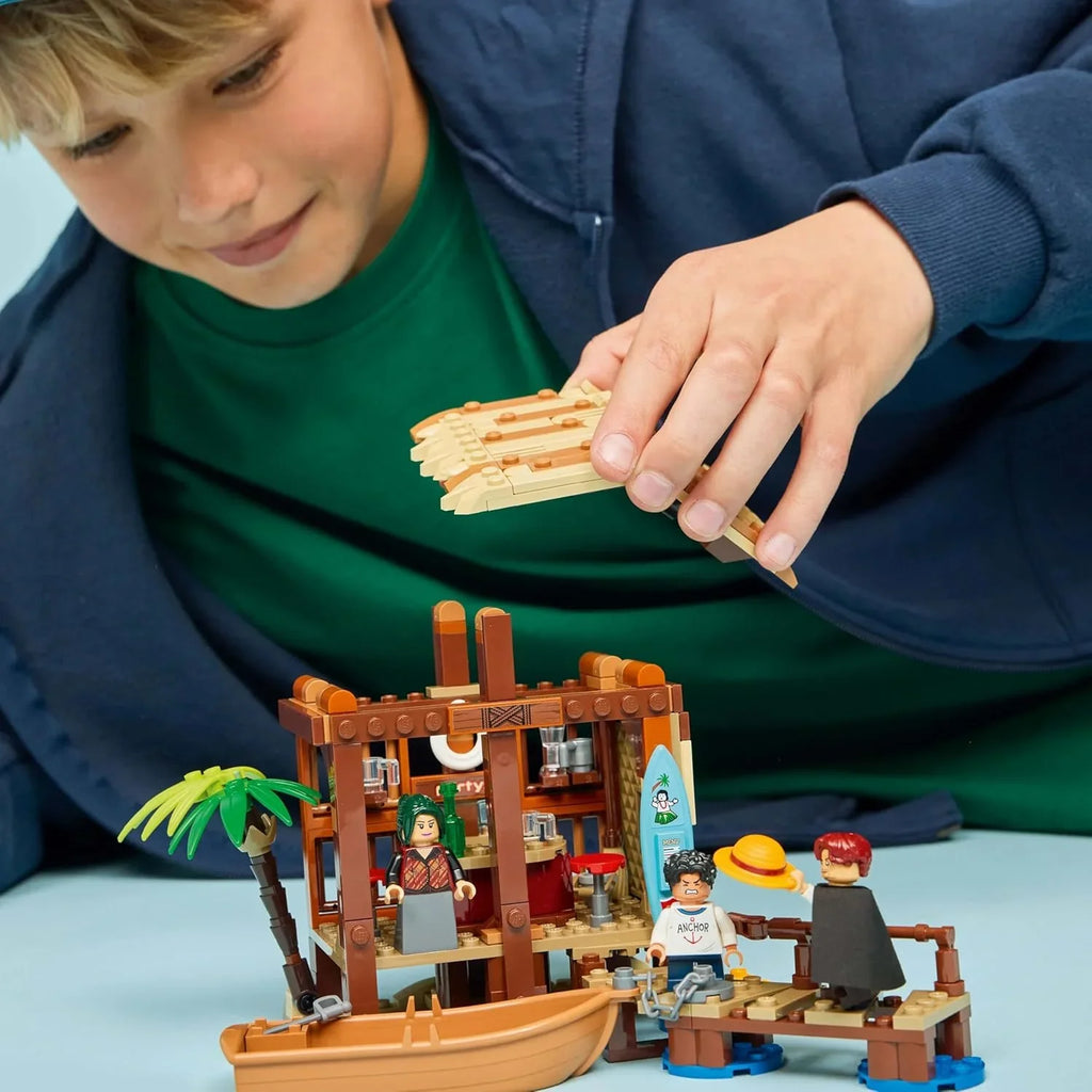 LEGO One Piece Windmill Village Adventure Hut – Pirate Building Set for Ages 8+ - Naivri