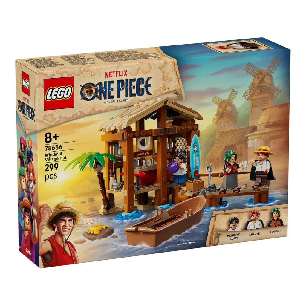 LEGO One Piece Windmill Village Adventure Hut – Pirate Building Set for Ages 8+ - Naivri