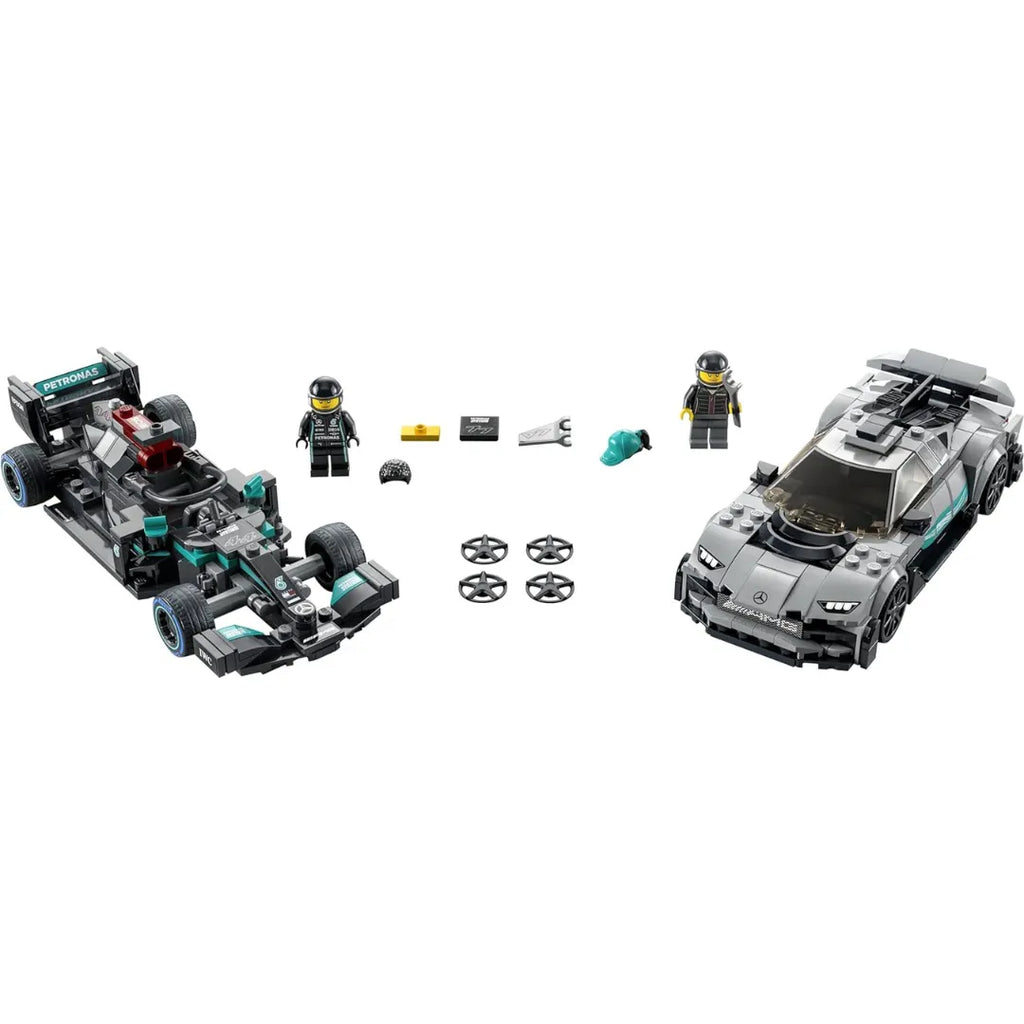 Lego Speed Champions 76909 Mercedes-AMG F1 W12 E Performance & Mercedes-AMG Project One - Naivri