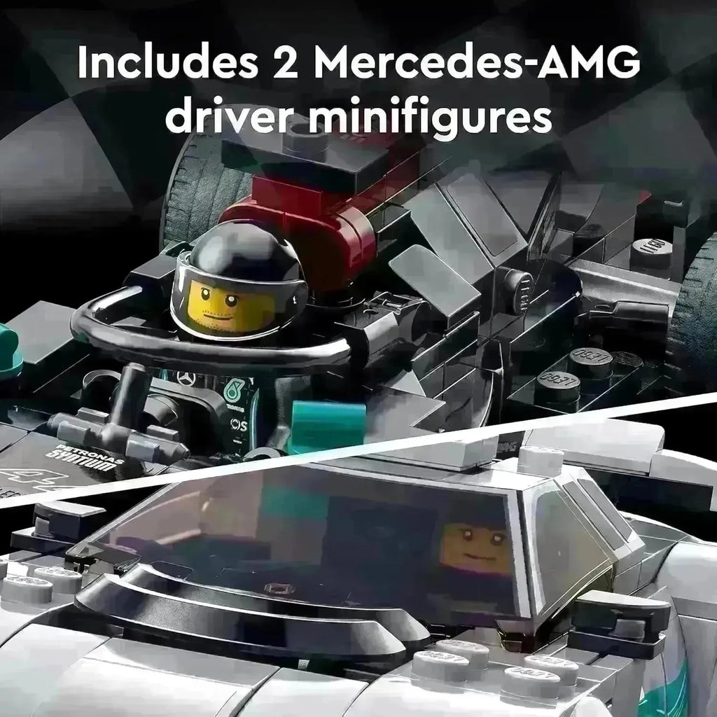 Lego Speed Champions 76909 Mercedes-AMG F1 W12 E Performance & Mercedes-AMG Project One - Naivri
