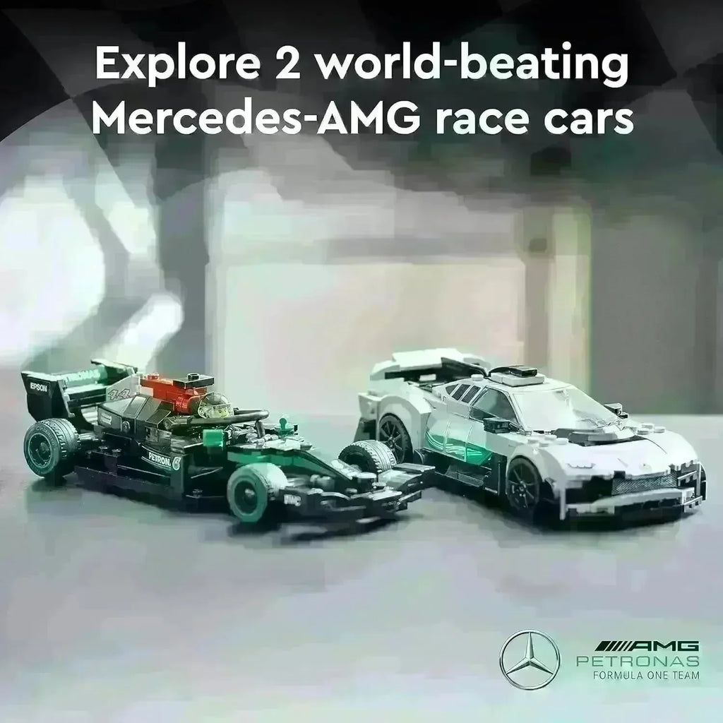Lego Speed Champions 76909 Mercedes-AMG F1 W12 E Performance & Mercedes-AMG Project One - Naivri