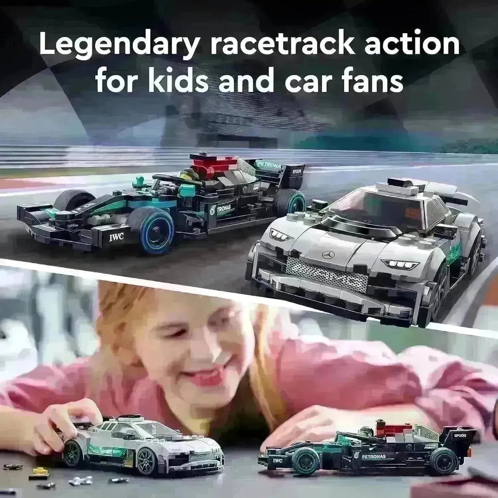 Lego Speed Champions 76909 Mercedes-AMG F1 W12 E Performance & Mercedes-AMG Project One - Naivri