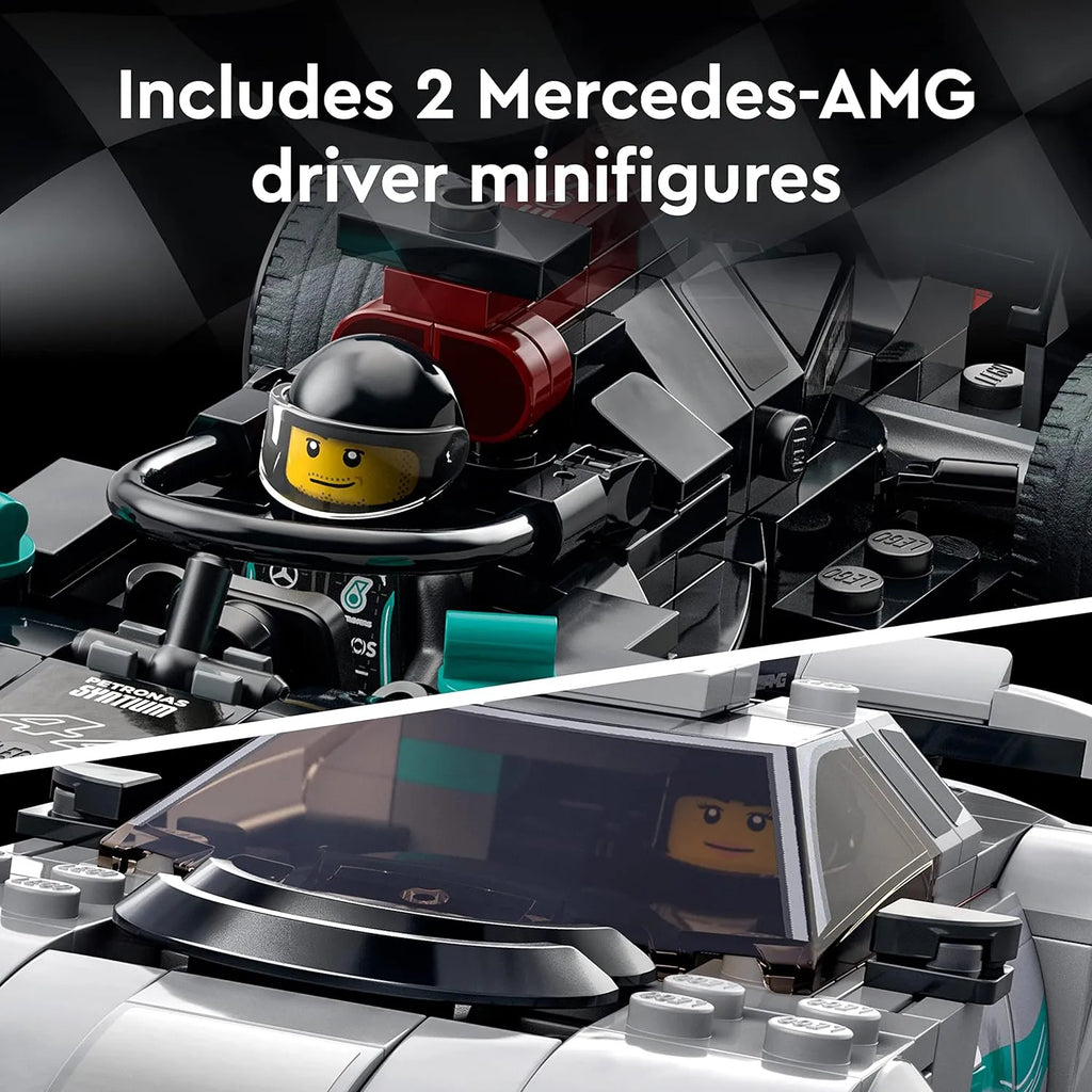 Lego Speed Champions 76909 Mercedes-AMG F1 W12 E Performance & Mercedes-AMG Project One - Naivri