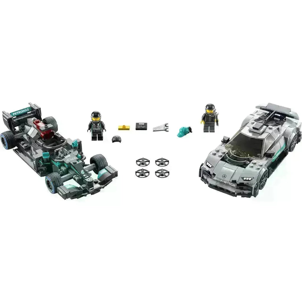 Lego Speed Champions 76909 Mercedes-AMG F1 W12 E Performance & Mercedes-AMG Project One - Naivri