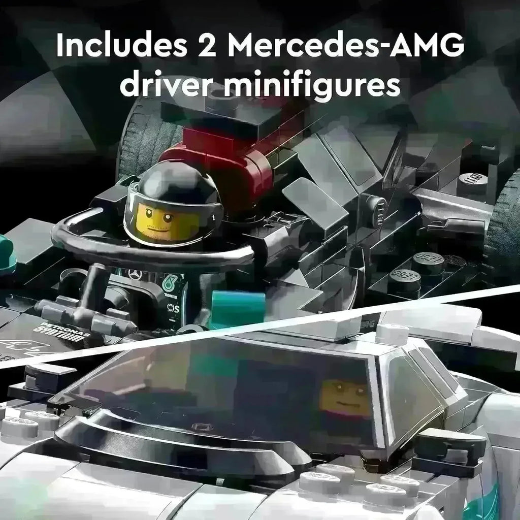Lego Speed Champions 76909 Mercedes-AMG F1 W12 E Performance & Mercedes-AMG Project One - Naivri