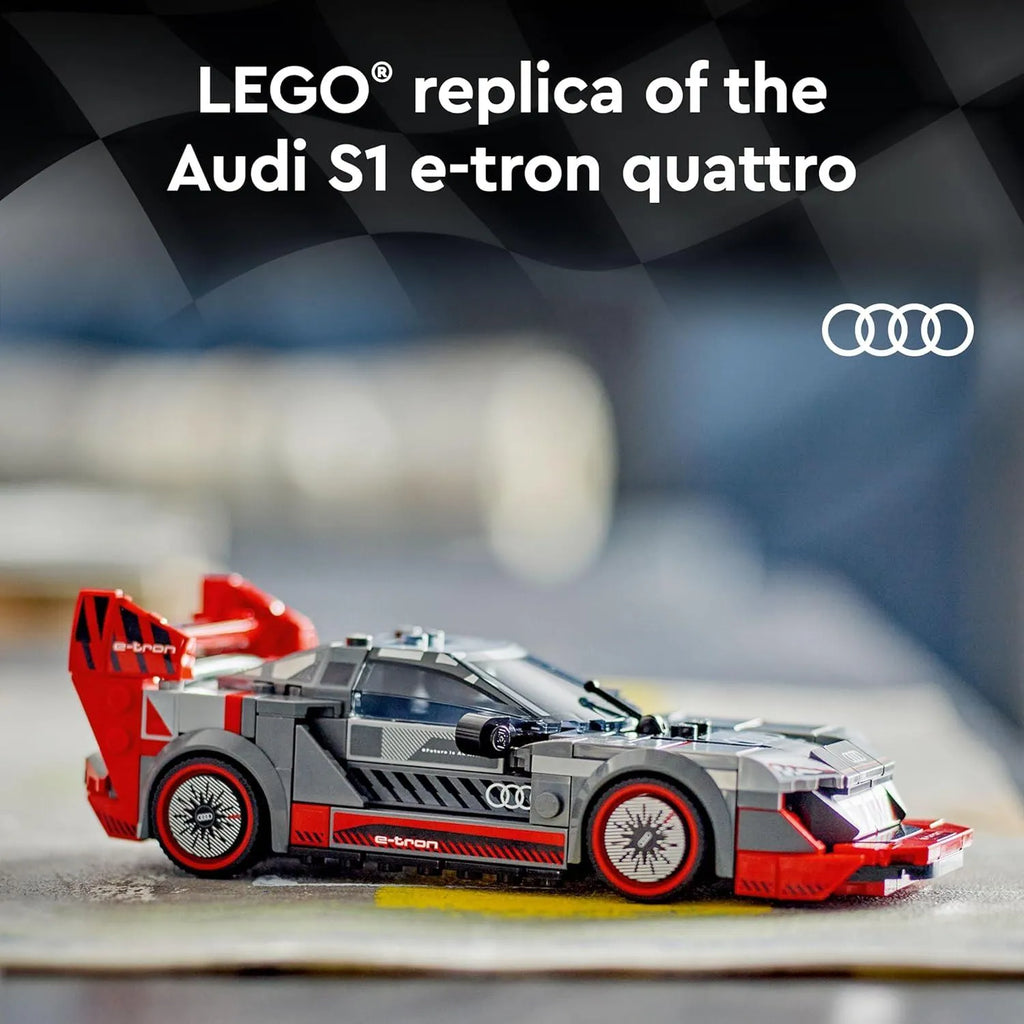 Lego Speed Champions 76921 Audi S1 E-Tron Quattro Race Car - Naivri