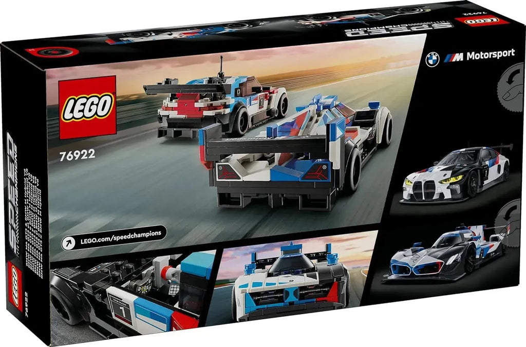 Lego Speed Champions 76922 BMW M4 GT3 & BMW M Hybrid V8 Race Cars - Naivri