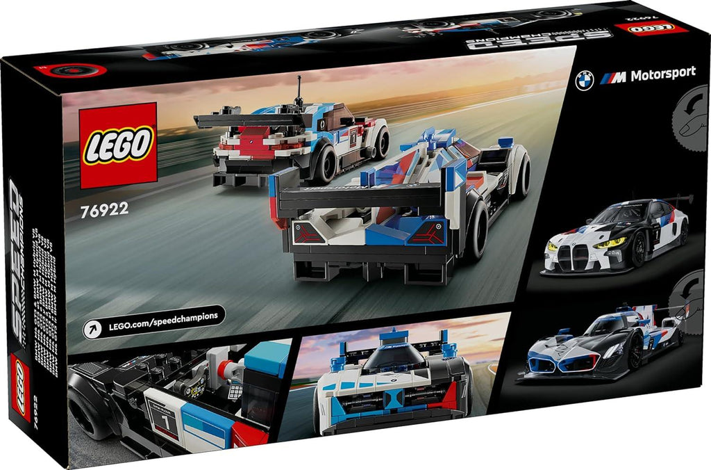 Lego Speed Champions 76922 BMW M4 GT3 & BMW M Hybrid V8 Race Cars - Naivri