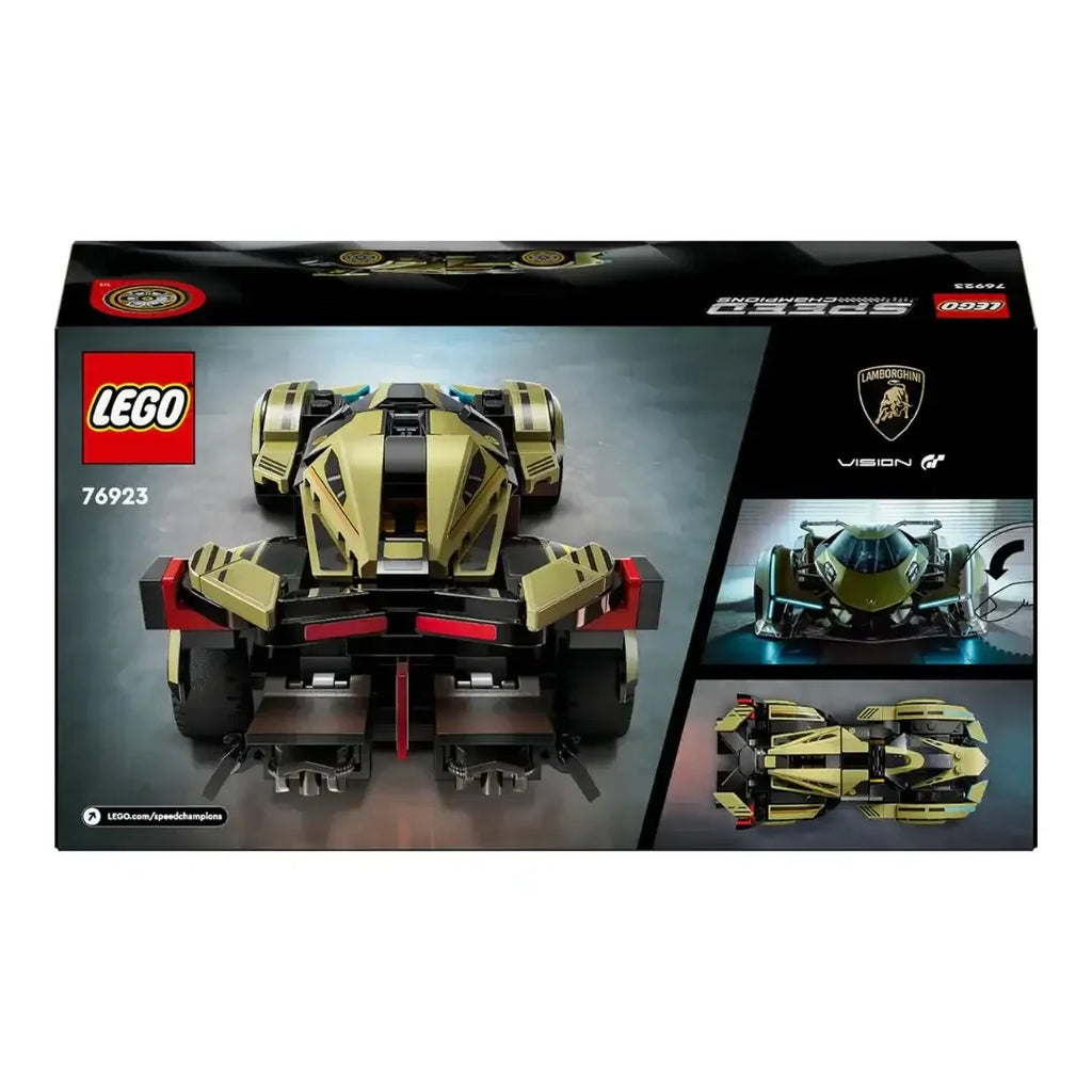 LEGO Speed Champions 76923 Lamborghini Vision GT Supercar – Collector Building Set for Ages 10+ - Naivri