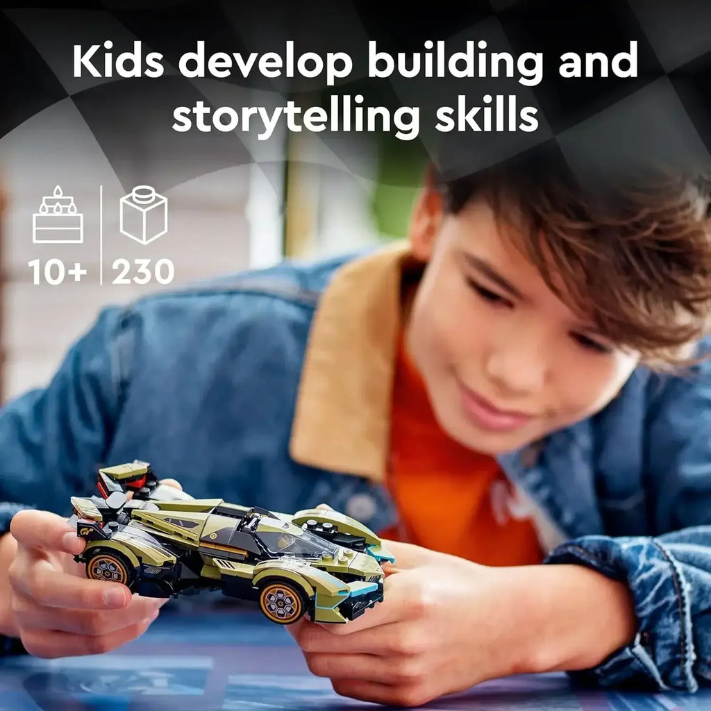 LEGO Speed Champions 76923 Lamborghini Vision GT Supercar – Collector Building Set for Ages 10+ - Naivri