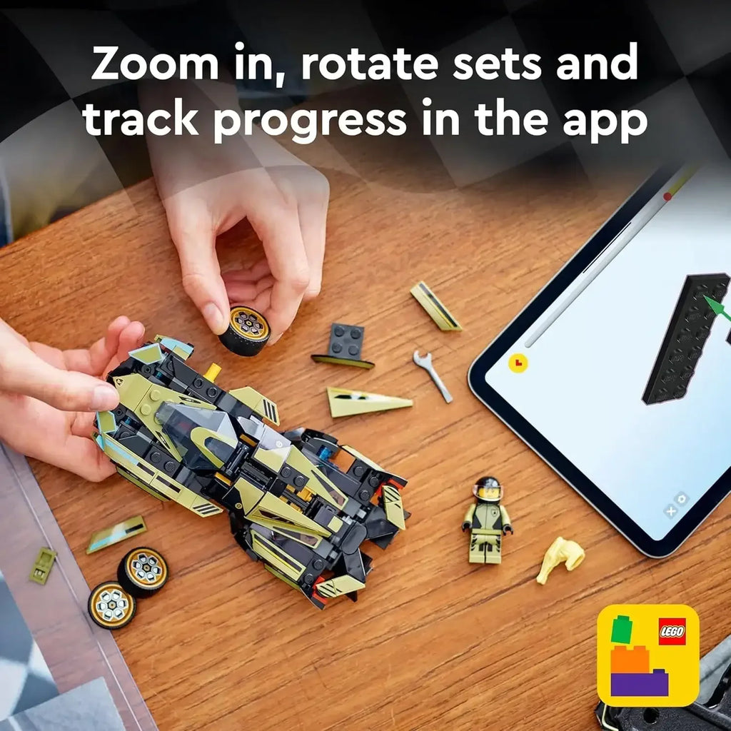 LEGO Speed Champions 76923 Lamborghini Vision GT Supercar – Collector Building Set for Ages 10+ - Naivri