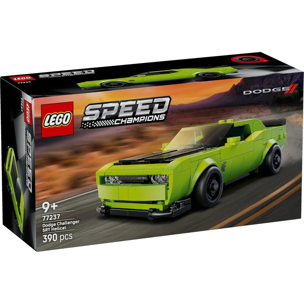 LEGO Speed Champions 77237 Dodge Challenger SRT Hellcat – Muscle Car Replica for Ages 9+ - Naivri