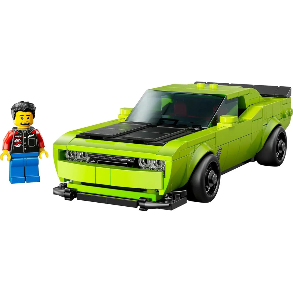 LEGO Speed Champions 77237 Dodge Challenger SRT Hellcat – Muscle Car Replica for Ages 9+ - Naivri