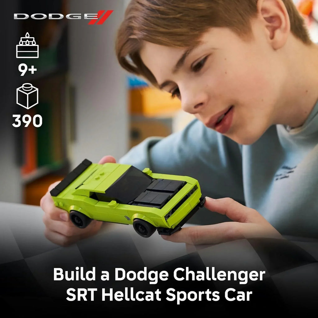 LEGO Speed Champions 77237 Dodge Challenger SRT Hellcat – Muscle Car Replica for Ages 9+ - Naivri