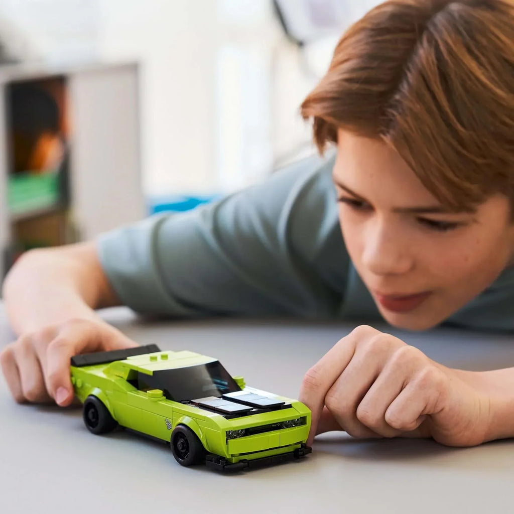 LEGO Speed Champions 77237 Dodge Challenger SRT Hellcat – Muscle Car Replica for Ages 9+ - Naivri