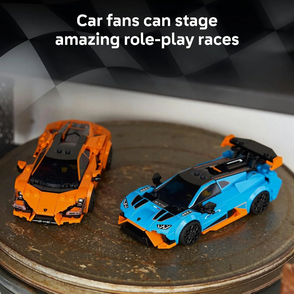 LEGO Speed Champions 77238 Lamborghini Revuelto & Huracán STO Duo Set – Premium Performance Car Build for Ages 10+ - Naivri