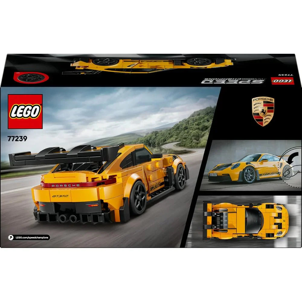 LEGO Speed Champions 77239 Porsche 911 GT3 RS – Super Car Model for Kids 9+ & Collectors - Naivri