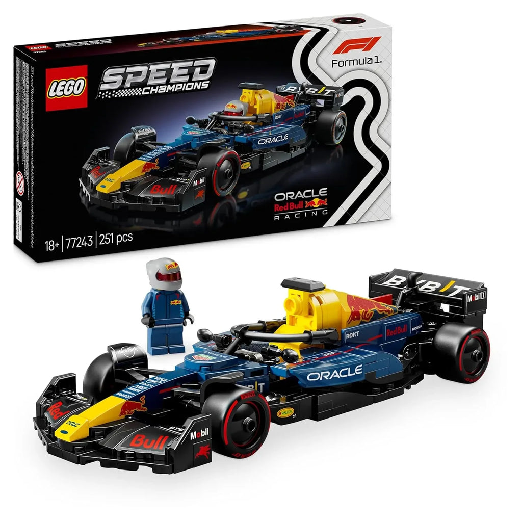 LEGO Speed Champions 77243 Oracle Red Bull Racing RB20 F1® Race Car Building Set | 2024 Formula 1 Toy for Ages 10+ - Naivri