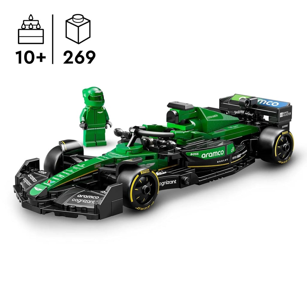 LEGO Speed Champions 77245 Aston Martin Aramco F1® AMR24 Race Car – 2024 Formula 1 Building Set for Ages 10+ - Naivri