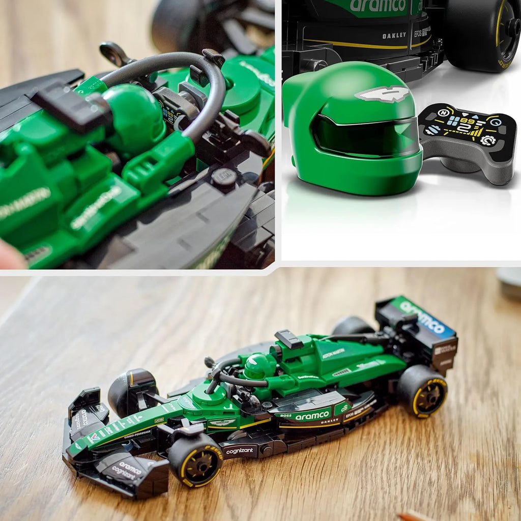 LEGO Speed Champions 77245 Aston Martin Aramco F1® AMR24 Race Car – 2024 Formula 1 Building Set for Ages 10+ - Naivri