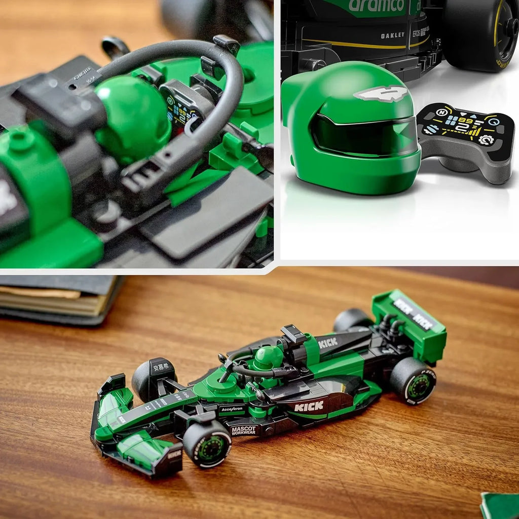 LEGO Speed Champions 77247 KICK Sauber F1® Team C44 Race Car – 2024 Formula 1 Building Set for Kids 10+ - Naivri