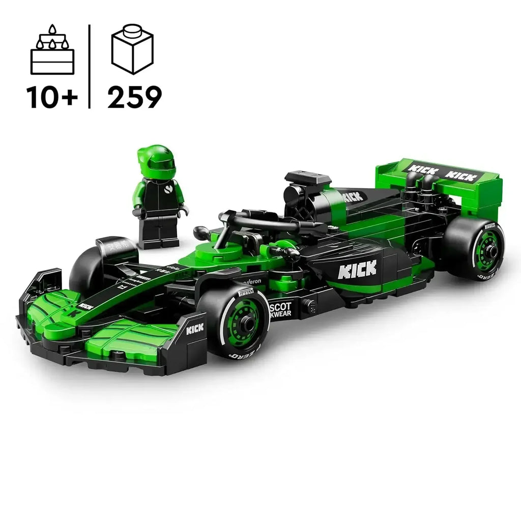 LEGO Speed Champions 77247 KICK Sauber F1® Team C44 Race Car – 2024 Formula 1 Building Set for Kids 10+ - Naivri