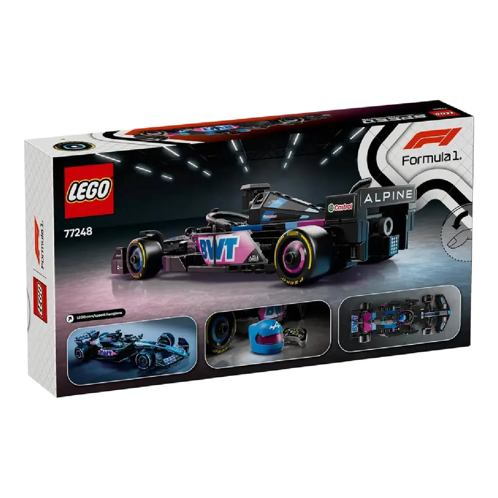 LEGO Speed Champions 77248 BWT Alpine F1® Team A524 Race Car Building Set | Formula 1 Toy for Ages 10+ - Naivri