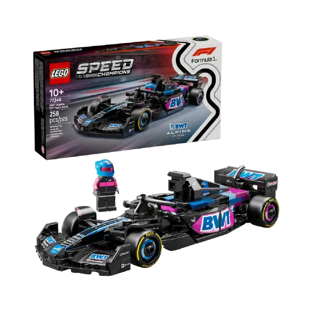 LEGO Speed Champions 77248 BWT Alpine F1® Team A524 Race Car Building Set | Formula 1 Toy for Ages 10+ - Naivri