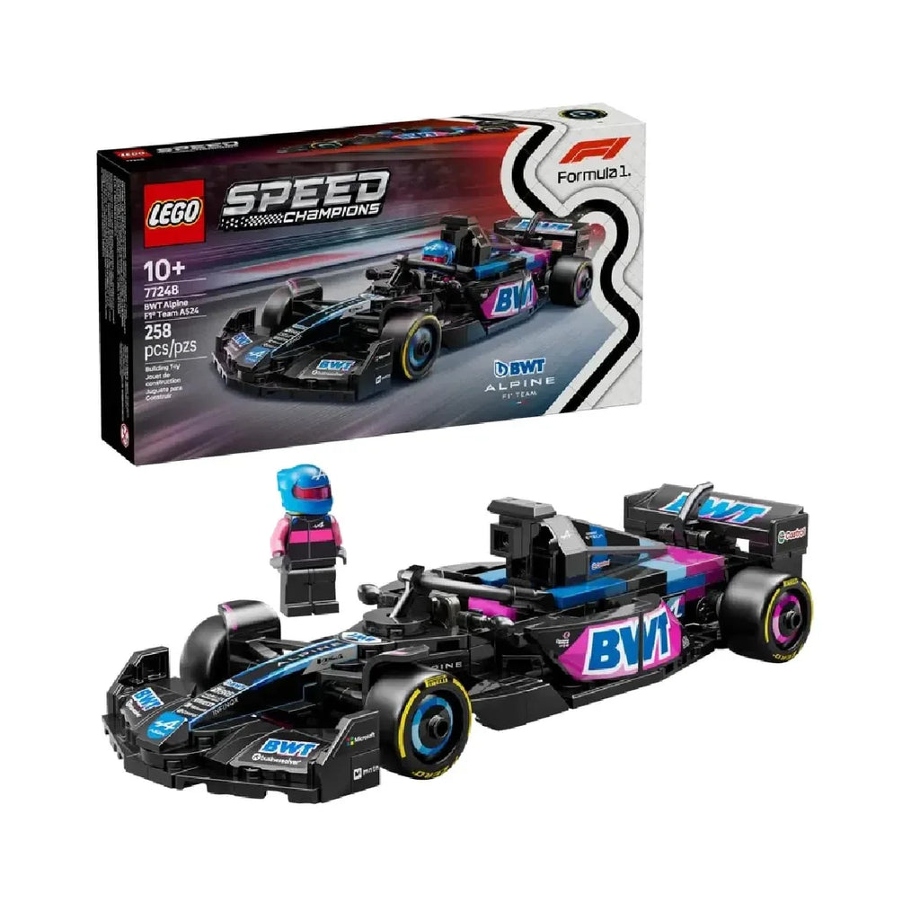 LEGO Speed Champions 77248 BWT Alpine F1® Team A524 Race Car Building Set | Formula 1 Toy for Ages 10+ - Naivri