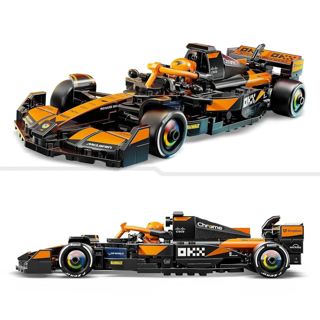 LEGO Speed Champions 77251 McLaren F1® Team MCL38 Race Car Set – 2024 Formula 1 Building Toy for Ages 10+ - Naivri