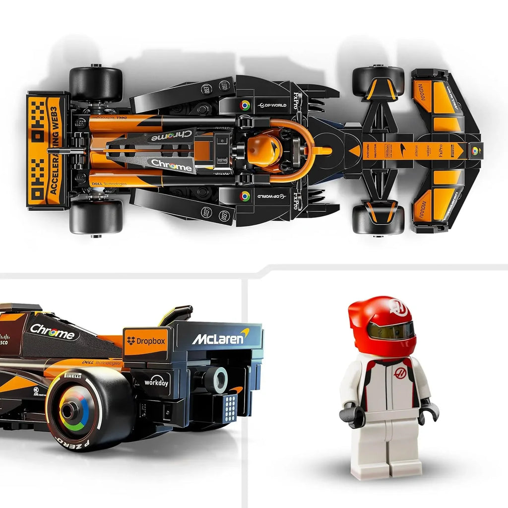 LEGO Speed Champions 77251 McLaren F1® Team MCL38 Race Car Set – 2024 Formula 1 Building Toy for Ages 10+ - Naivri