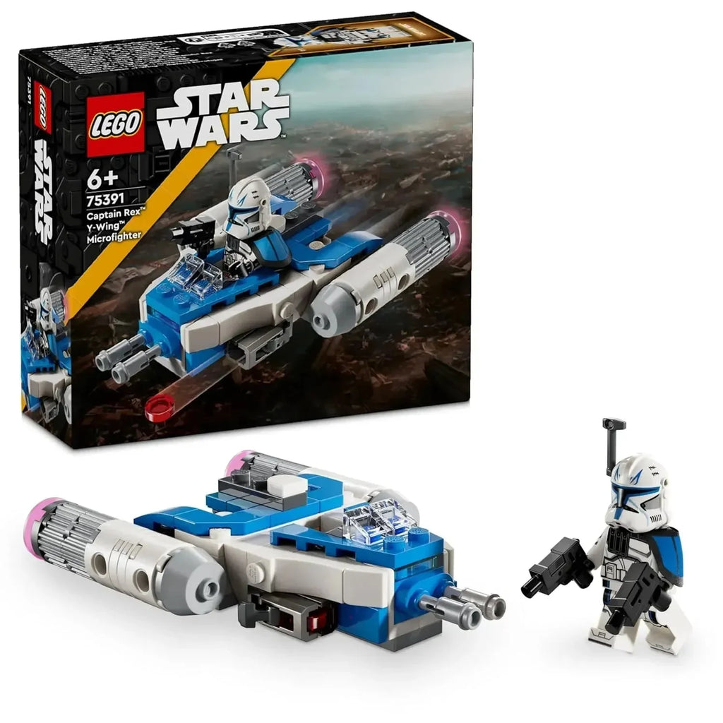LEGO Star Wars 75391 Captain Rex Y-Wing Microfighter – Iconic Star Wars Fun for Kids and Collectors - Naivri