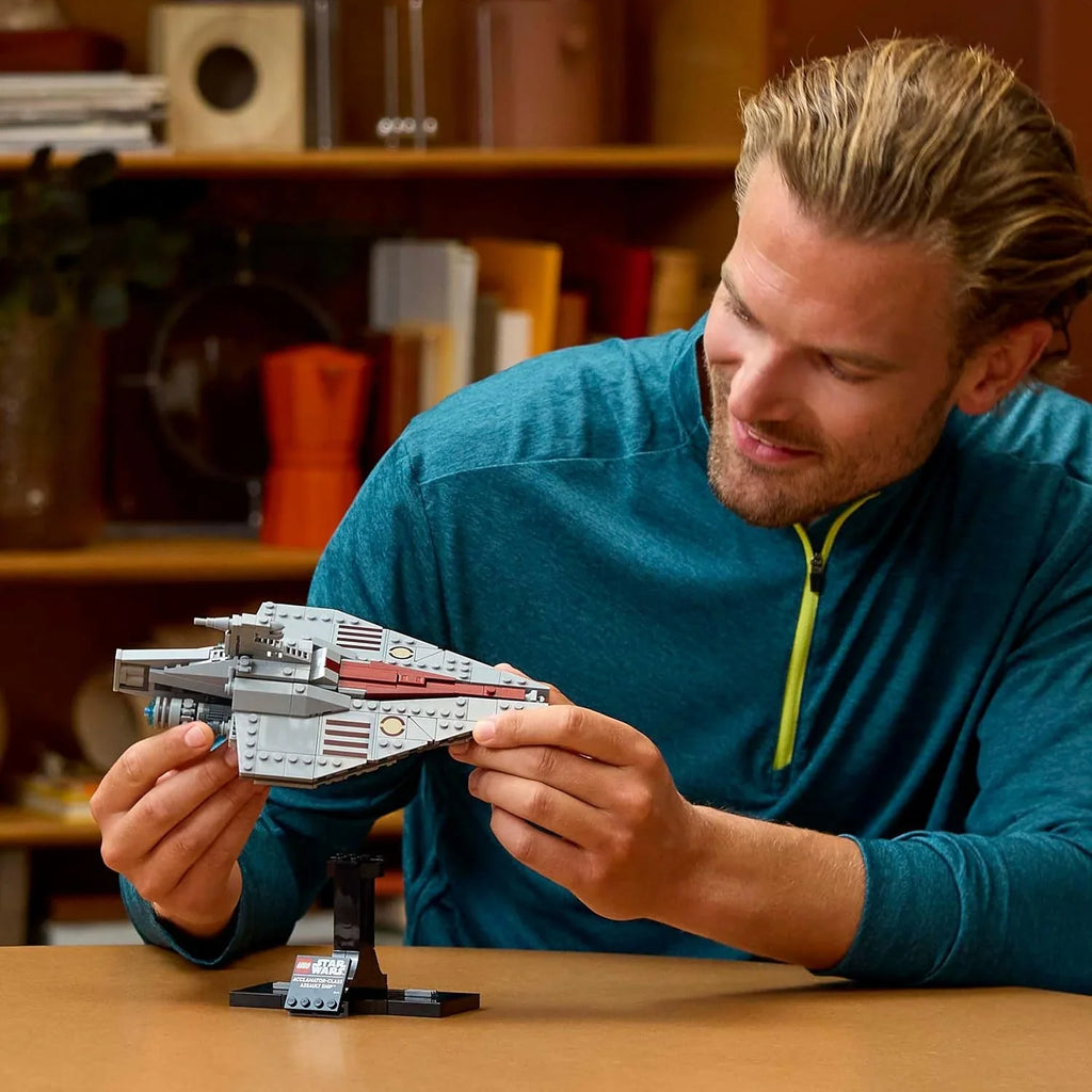 LEGO Star Wars Acclamator Starship 75404 – Mid-Scale Build & Display Model for Adults 18+ - Naivri
