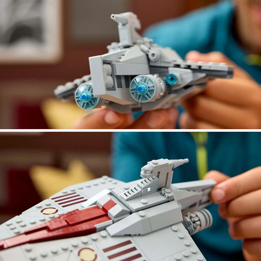 LEGO Star Wars Acclamator Starship 75404 – Mid-Scale Build & Display Model for Adults 18+ - Naivri