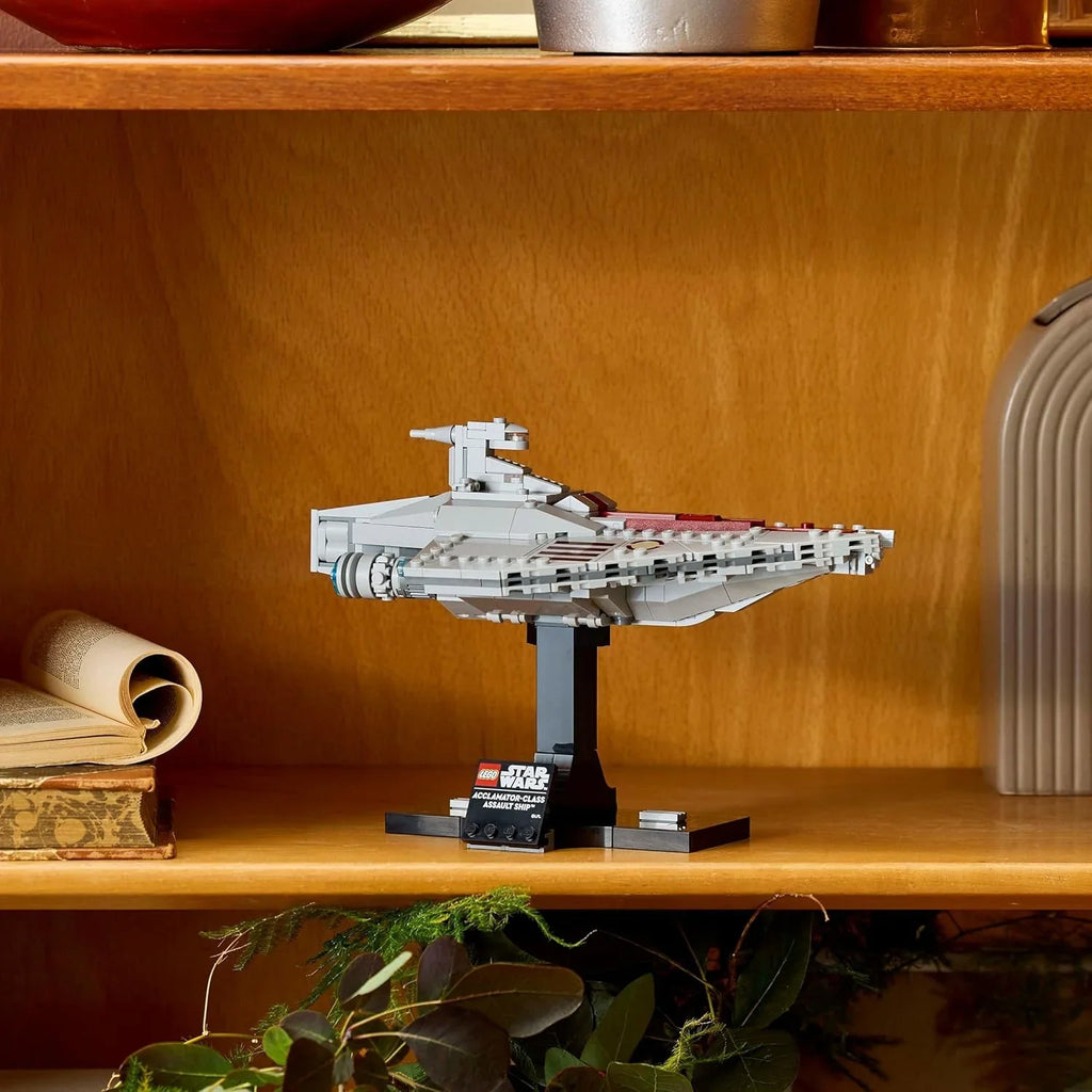 LEGO Star Wars Acclamator Starship 75404 – Mid-Scale Build & Display Model for Adults 18+ - Naivri