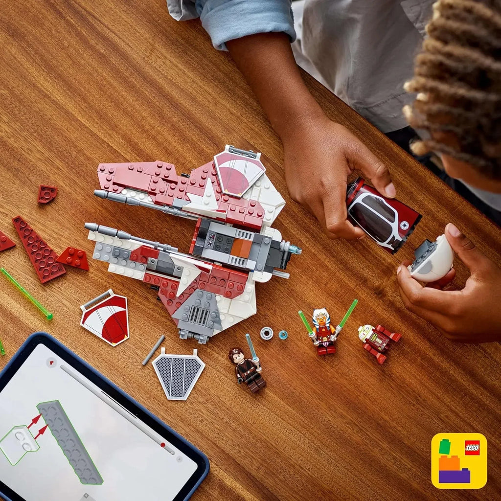 Lego Star Wars Ahsoka’s Jedi Interceptor Starfighter Building Toy 75401 – A Galactic Gift for Star Wars Fans Aged 8+ - Naivri