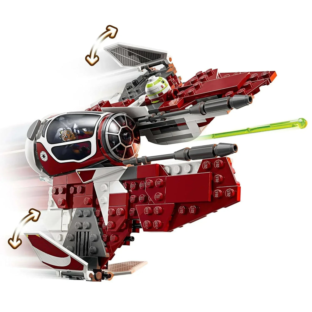 Lego Star Wars Ahsoka’s Jedi Interceptor Starfighter Building Toy 75401 – A Galactic Gift for Star Wars Fans Aged 8+ - Naivri
