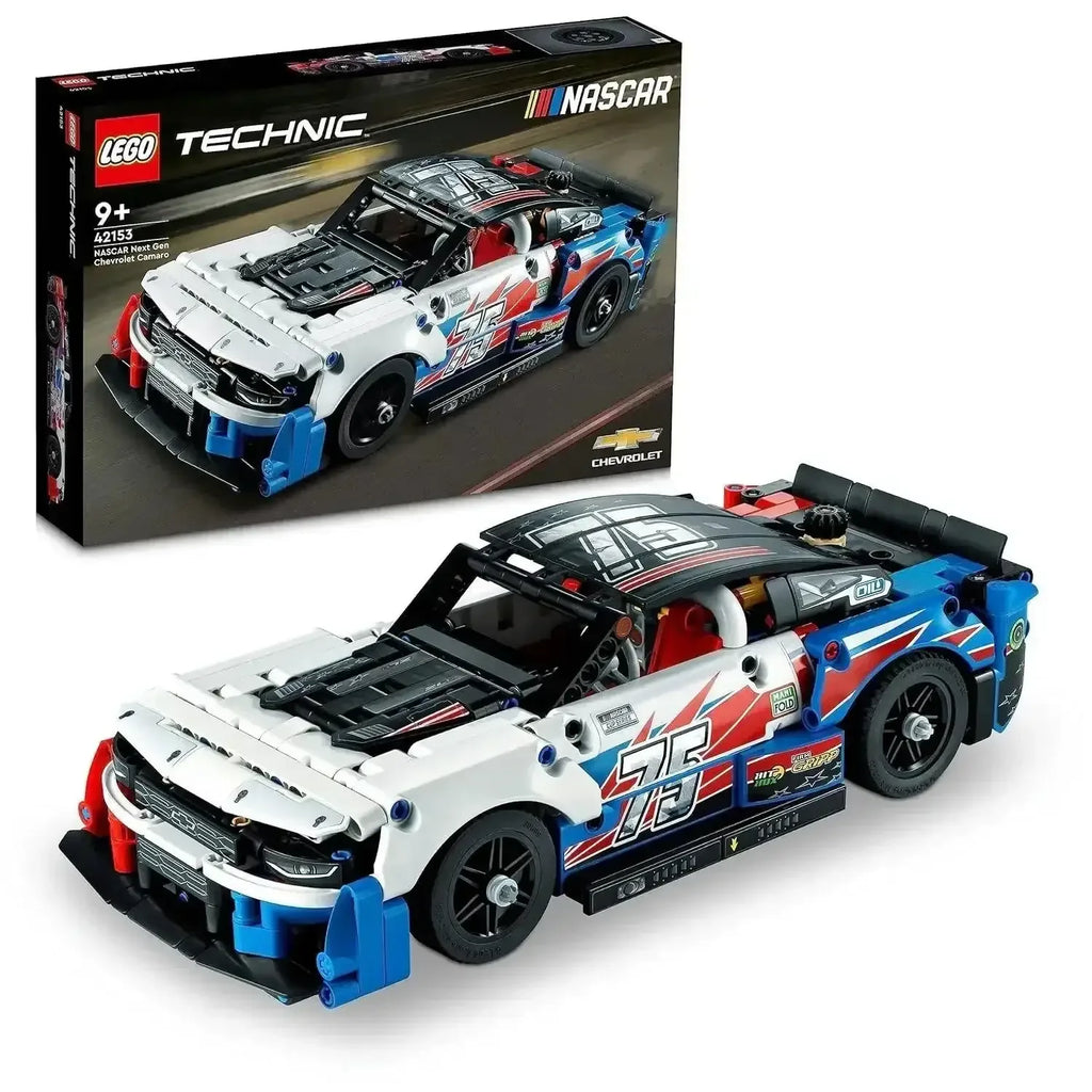 LEGO Technic 42153 NASCAR® Next Gen Chevrolet Camaro ZL1 – Advanced Race Car Model for Kids & Adults - Naivri