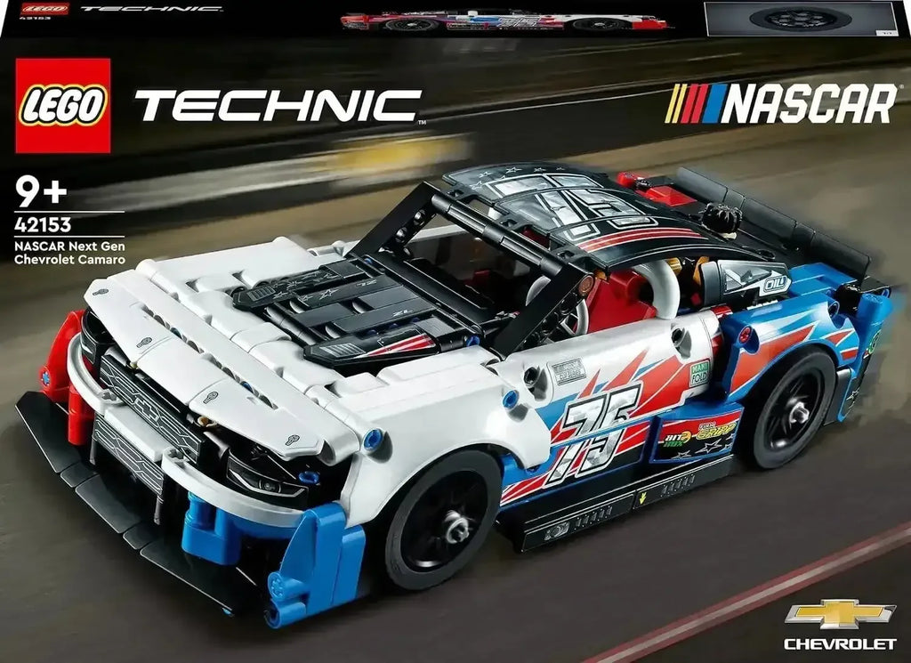 LEGO Technic 42153 NASCAR® Next Gen Chevrolet Camaro ZL1 – Advanced Race Car Model for Kids & Adults - Naivri