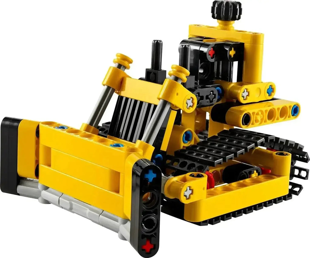 LEGO Technic 42163 Heavy-Duty Bulldozer Construction Set | 195 Pieces | Functional Blade & Moving Tracks | Age 7+ - Naivri