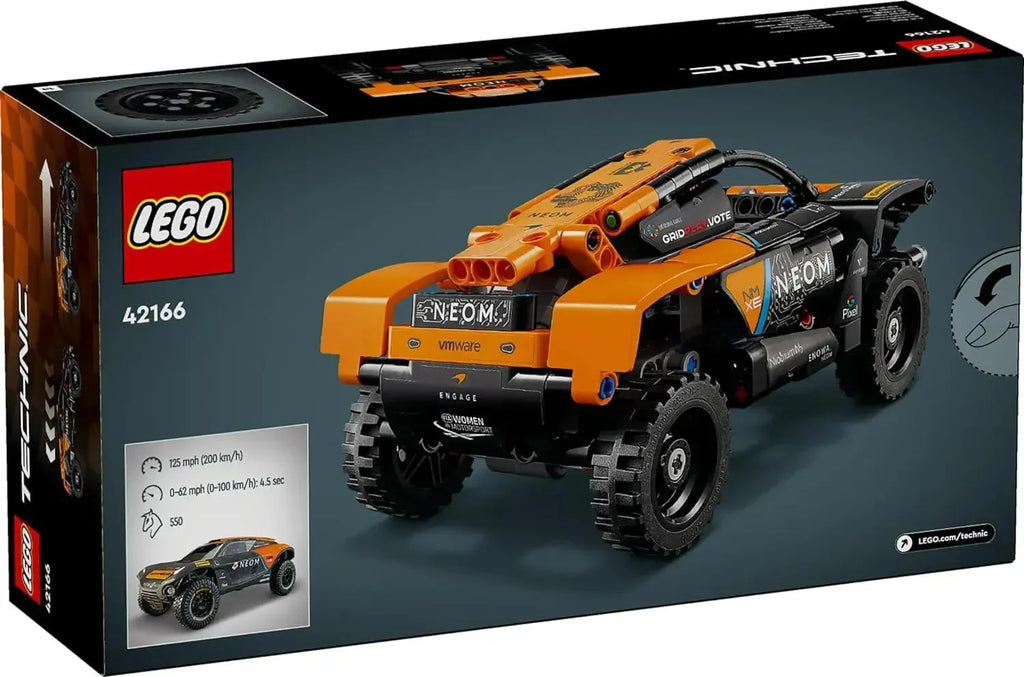 LEGO Technic 42166 – NEOM McLaren Extreme E Race Car Pull-Back Toy | 252 Pieces | Off-Road Racing Car Toy for Kids Age 7+ - Naivri