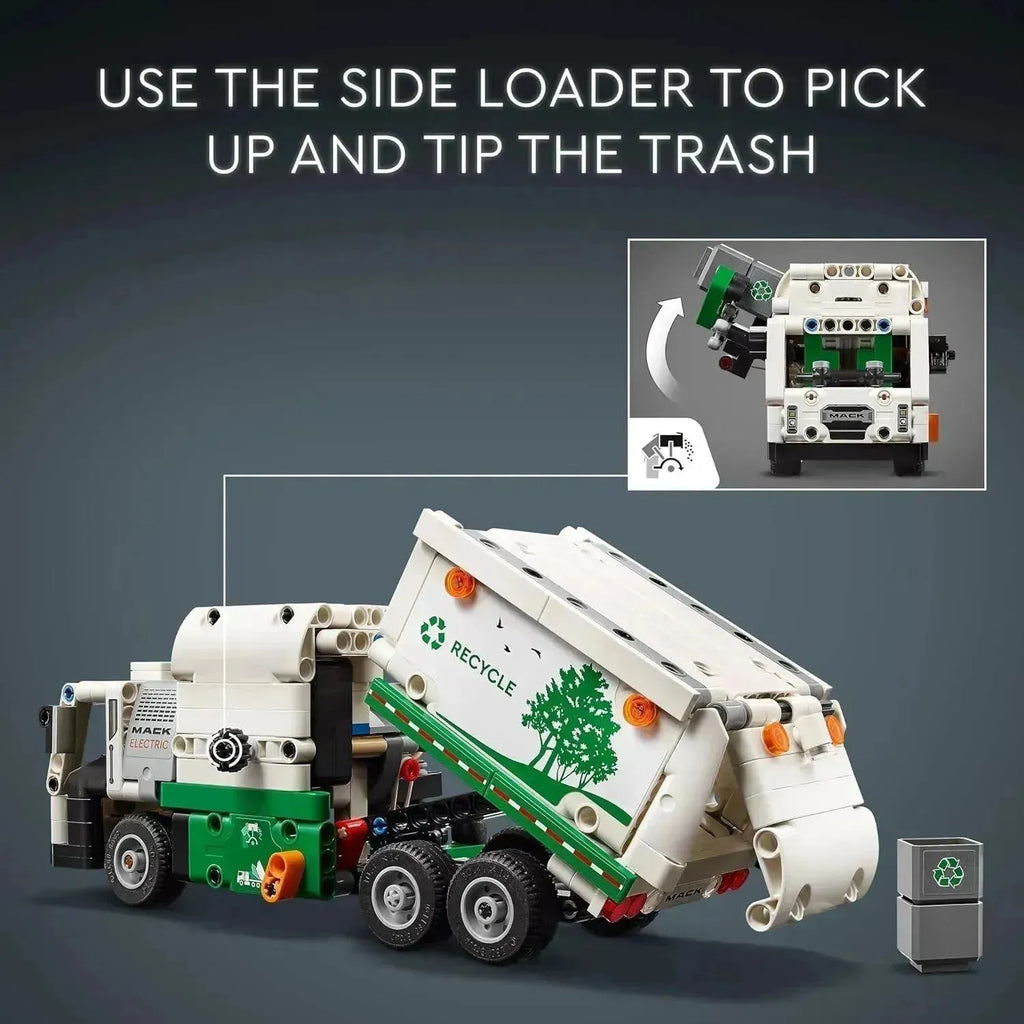Lego Technic 42167 Mack® LR Electric Garbage Truck - Naivri