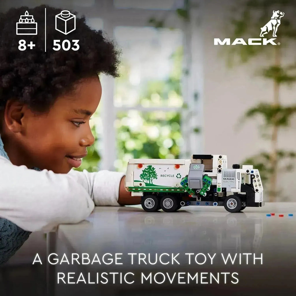 Lego Technic 42167 Mack® LR Electric Garbage Truck - Naivri