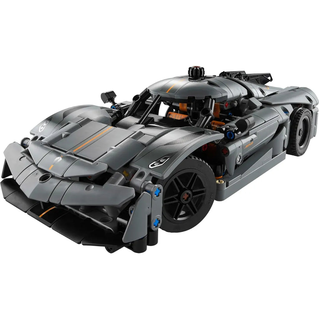 Lego Technic 42173 Koenigsegg Jesko Absolut Grey Hypercar - Naivri