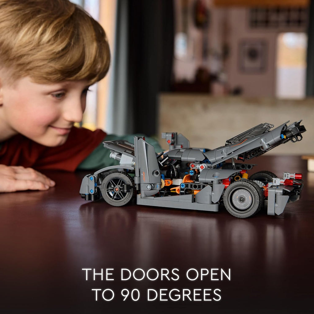 Lego Technic 42173 Koenigsegg Jesko Absolut Grey Hypercar - Naivri