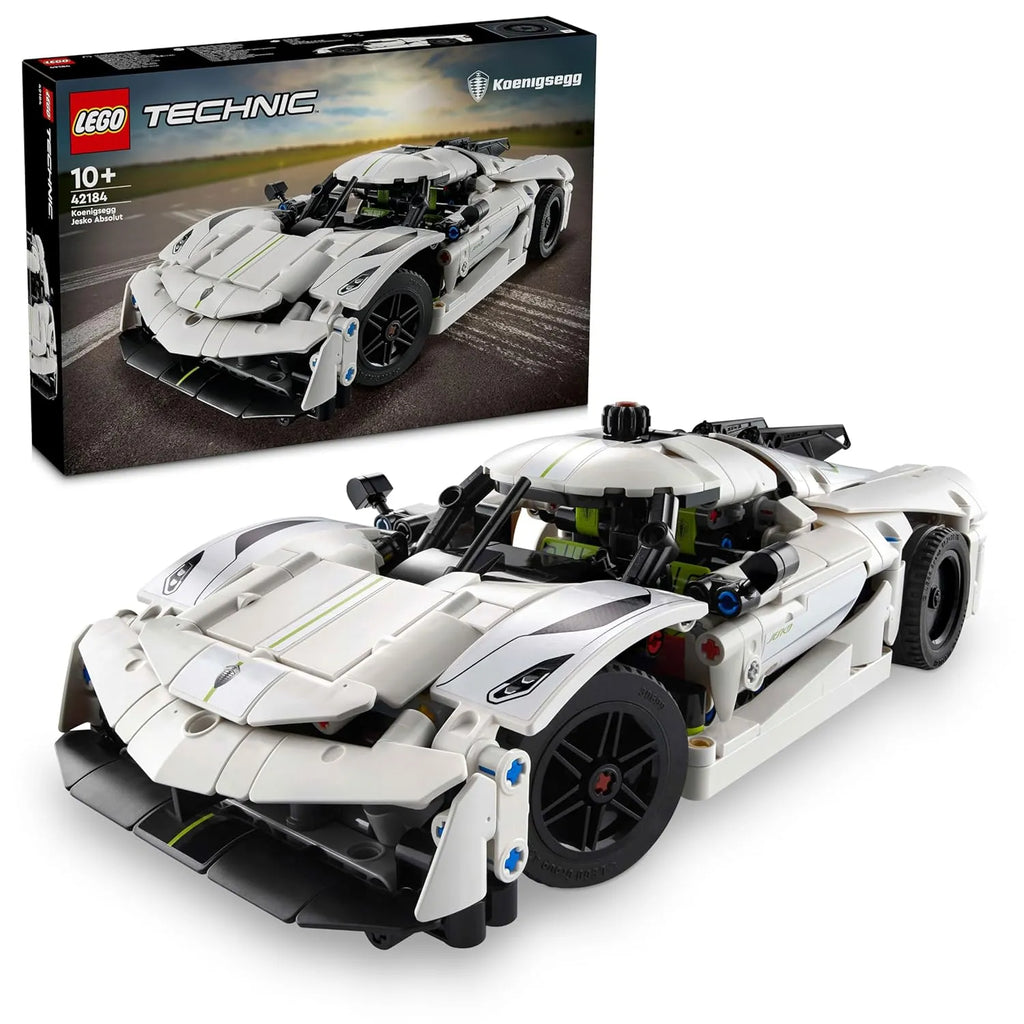 Lego Technic 42184 Koenigsegg Jesko Absolut White Hypercar - Naivri