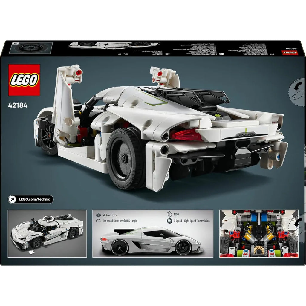 Lego Technic 42184 Koenigsegg Jesko Absolut White Hypercar - Naivri