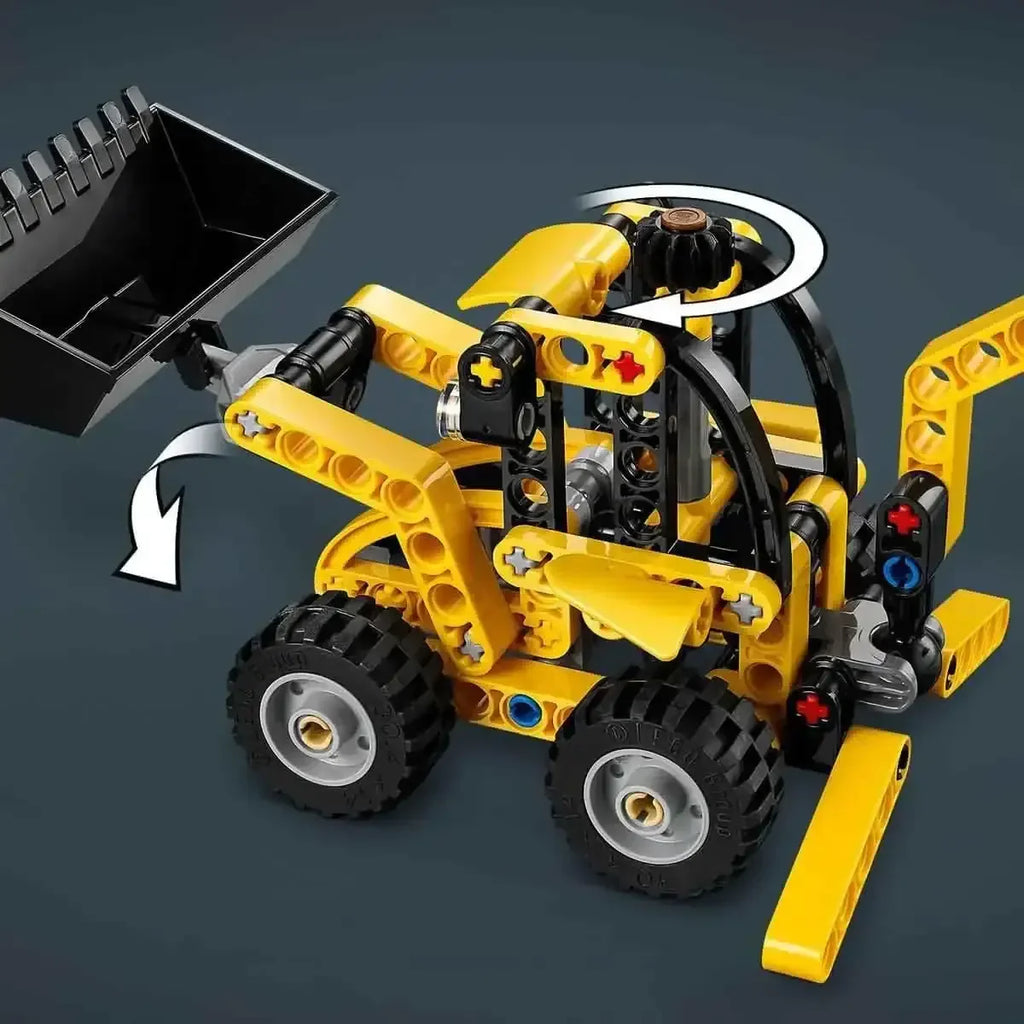 LEGO Technic 42197 Backhoe Loader – Construction Vehicle Building Toy for Kids Age 7+ - Naivri