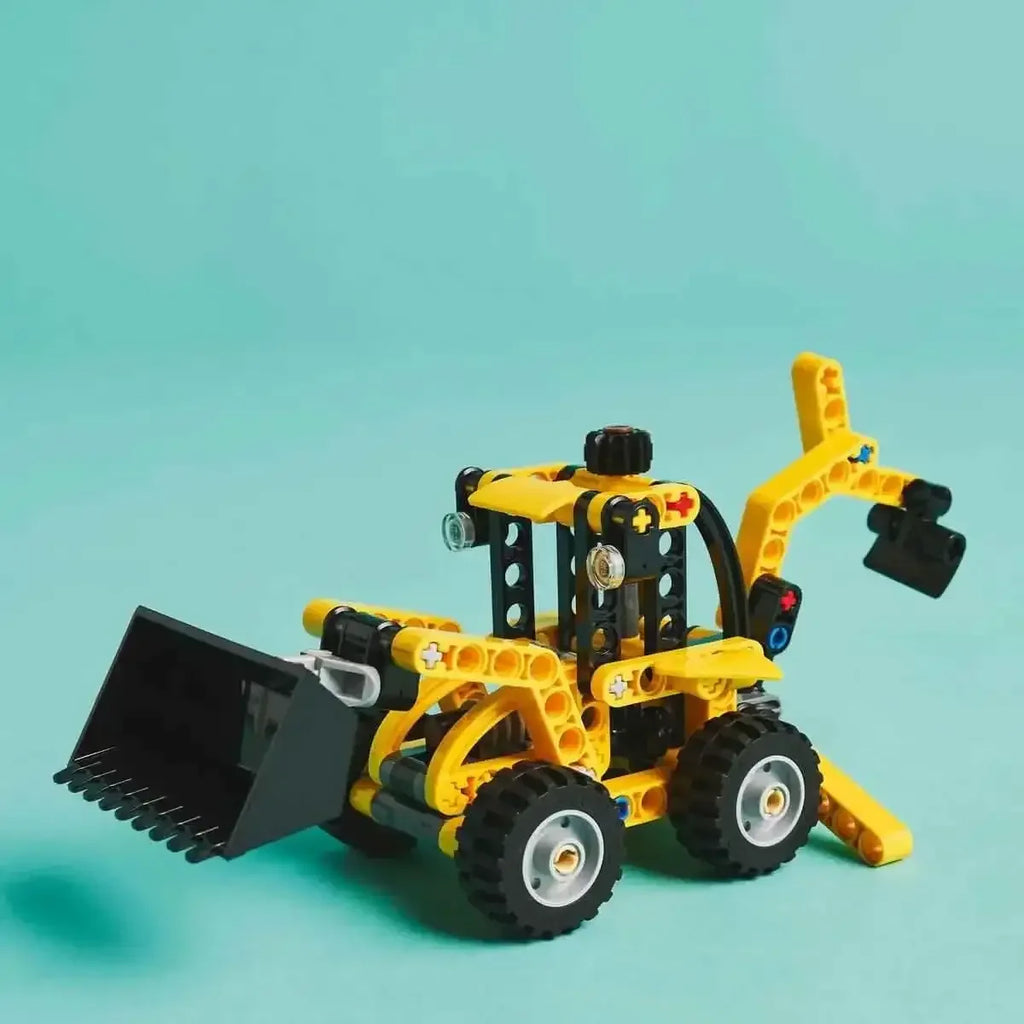 LEGO Technic 42197 Backhoe Loader – Construction Vehicle Building Toy for Kids Age 7+ - Naivri