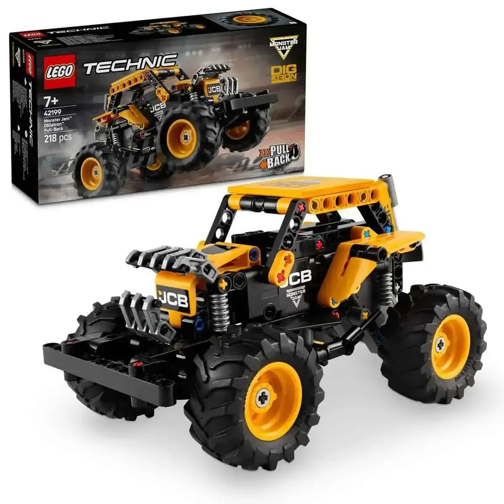LEGO Technic 42199 Monster Jam™ DIGatron™ Pull-Back Truck Toy for Kids (Ages 7+) - Naivri
